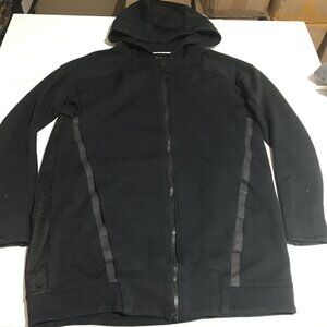 Nike Tech Fleece Jacket Womens Small Cocoon Hoodie Long Fit Black Windrunner